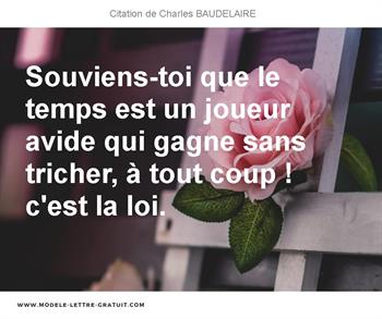 Citations Charles BAUDELAIRE