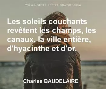 Citation de Charles BAUDELAIRE