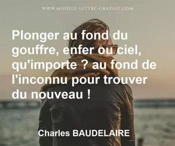 Citation de Charles BAUDELAIRE