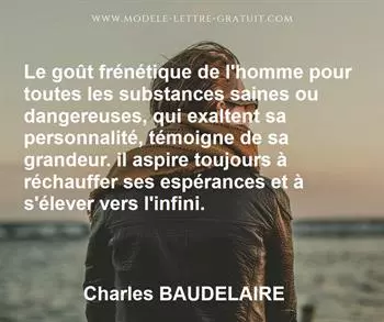 Citation de Charles BAUDELAIRE
