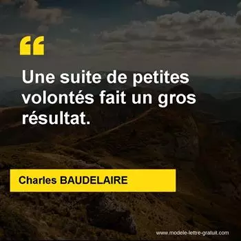 Citation Charles BAUDELAIRE
