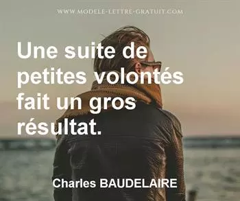 Citation de Charles BAUDELAIRE