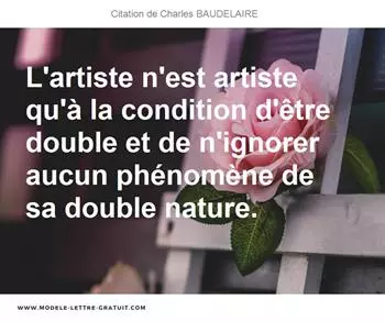 Citations Charles BAUDELAIRE