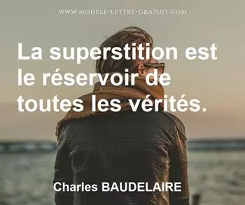 Citation de Charles BAUDELAIRE
