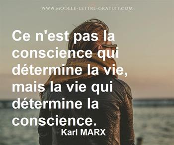 Citation de Karl MARX