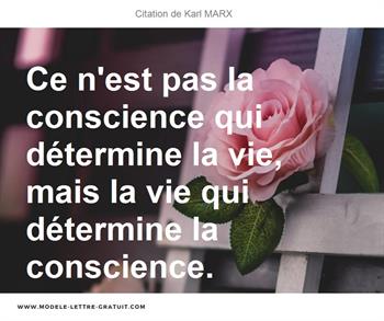 Citations Karl MARX