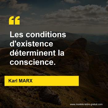 Citation Karl MARX