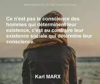 Citation de Karl MARX