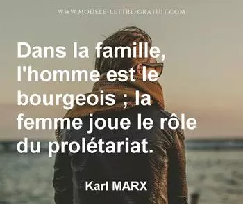 Citation de Karl MARX