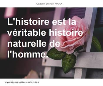Citations Karl MARX
