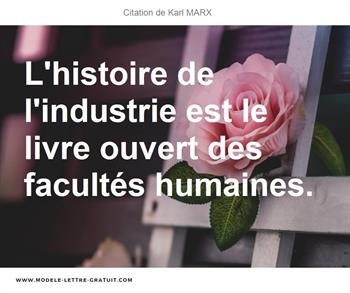 Citations Karl MARX