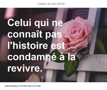 Citations Karl MARX