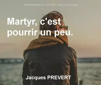 Citation de Jacques PREVERT