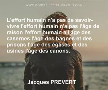 Citation de Jacques PREVERT