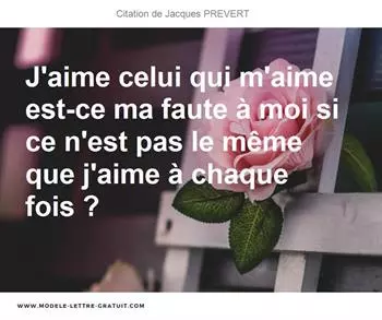 Citations Jacques PREVERT