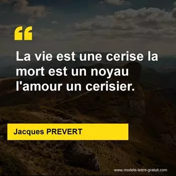 Citation Jacques PREVERT