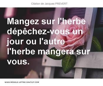 Citations Jacques PREVERT
