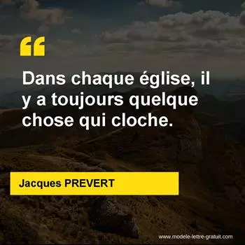 Citation Jacques PREVERT