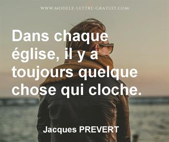 Citation de Jacques PREVERT