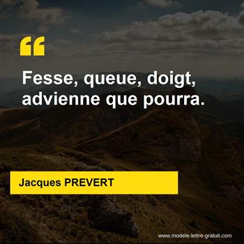 Citations Jacques PREVERT