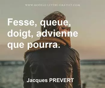 Citation de Jacques PREVERT