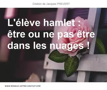 Citations Jacques PREVERT