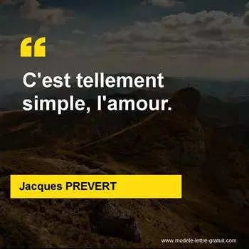 Citation Jacques PREVERT