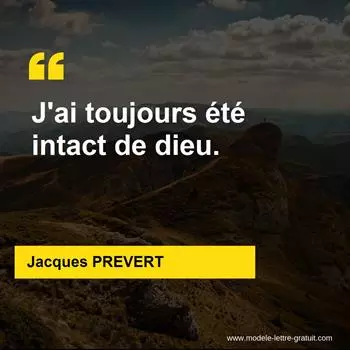 Citation Jacques PREVERT