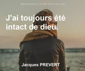 Citation de Jacques PREVERT