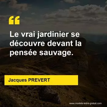 Citation Jacques PREVERT