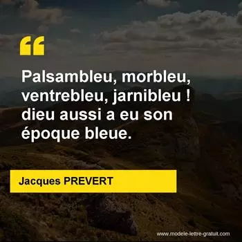 Citation Jacques PREVERT