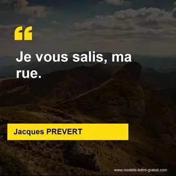 Citation Jacques PREVERT