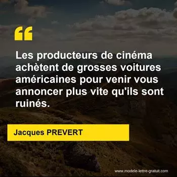 Citation Jacques PREVERT