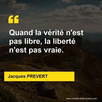 Citation Jacques PREVERT