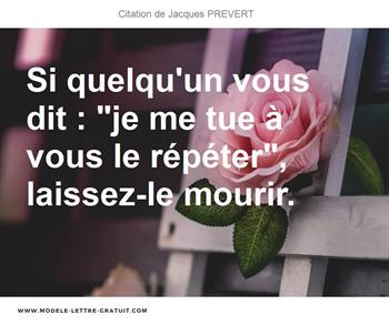 Citations Jacques PREVERT