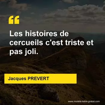 Citation Jacques PREVERT