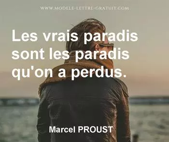 Citation de Marcel PROUST