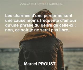 Les Charmes D Une Personne Sont Une Cause Moins Frequente Marcel Proust