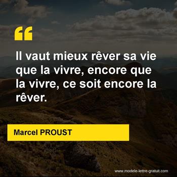 Citation de Marcel PROUST