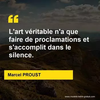 Citation Marcel PROUST