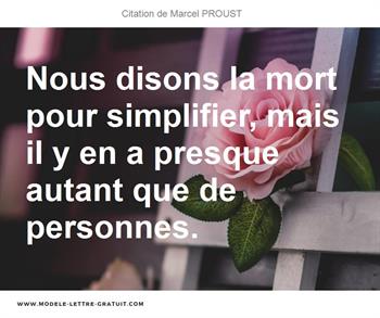 Citations Marcel PROUST