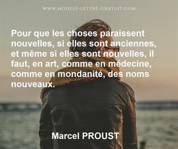 Citation de Marcel PROUST