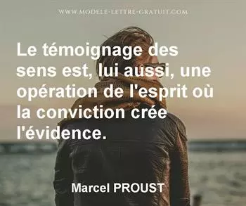 Citation de Marcel PROUST