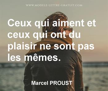 Citation de Marcel PROUST