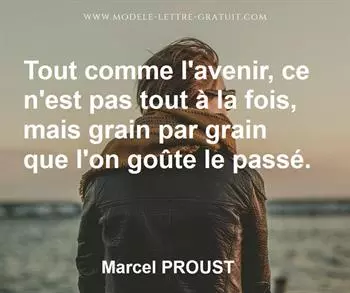 Citation de Marcel PROUST