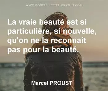 Citation de Marcel PROUST