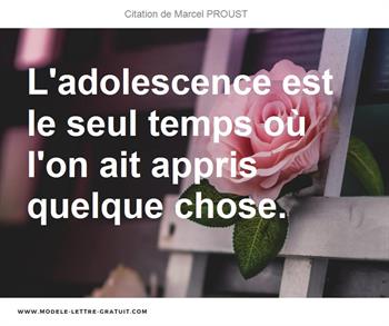 Citations Marcel PROUST