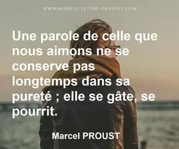 Citation de Marcel PROUST