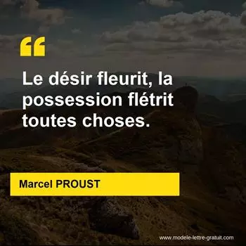 Citation Marcel PROUST