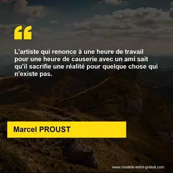 Citation Marcel PROUST